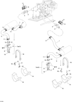 Fits 2000-2012 Sea-Doo Boats Phillips Screw M6 X 35, OEM Part # 208663560
