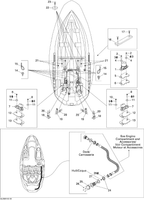 Fits 1997-2012 Sea-Doo Boats Thru Hull Fitting, OEM Part # 204060071
