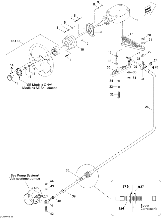 Fits 1996-2012 Sea-Doo Boats Hex. Screw 1/4"-20 X 3/4#, Scotch Grip, OEM Part # 211000050