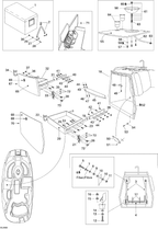 Fits 1996-2012 Sea-Doo Boats Hex. Screw M8 X 55, OEM Part # 207185560