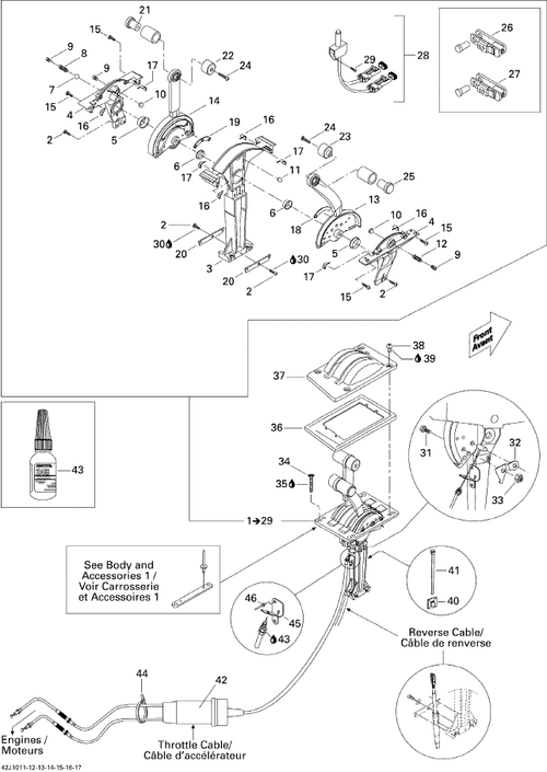Fits 1996-2011 Sea-Doo Boats Screw M5 X 16, OEM Part # 208651660