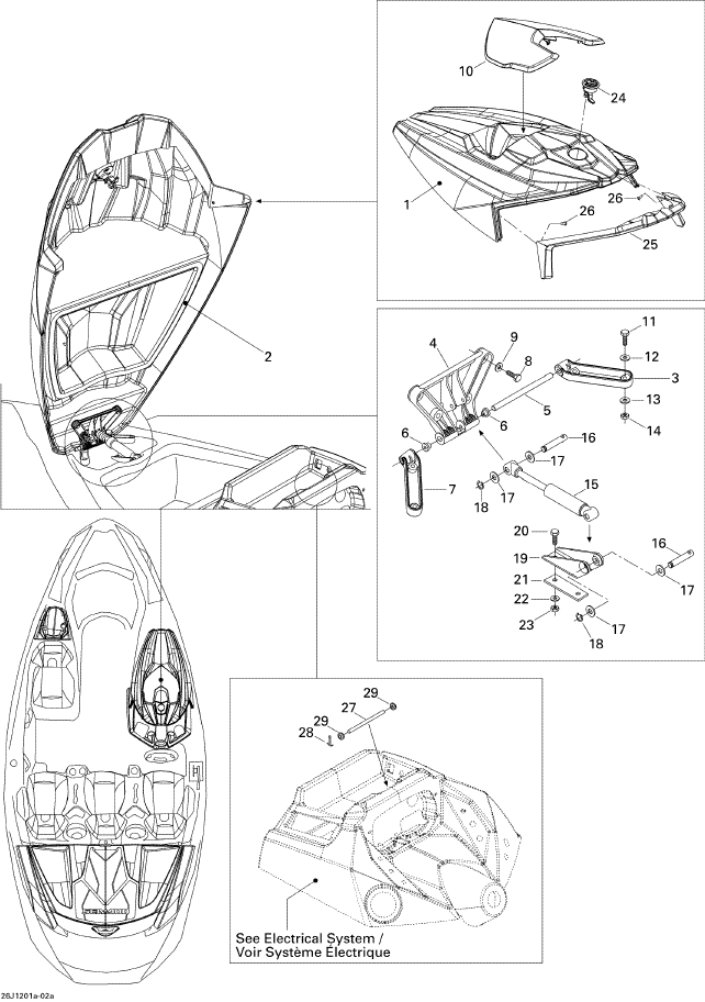 Fits 1996-5666 Sea-Doo Boats Short Pin, OEM Part # 211400006