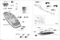 Fits 2012 Sea-Doo Boats Decal Switch, Lower Left, OEM Part # 219903567