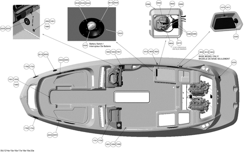 Fits 1997-2012 Sea-Doo Boats Bulb, OEM Part # 204470081