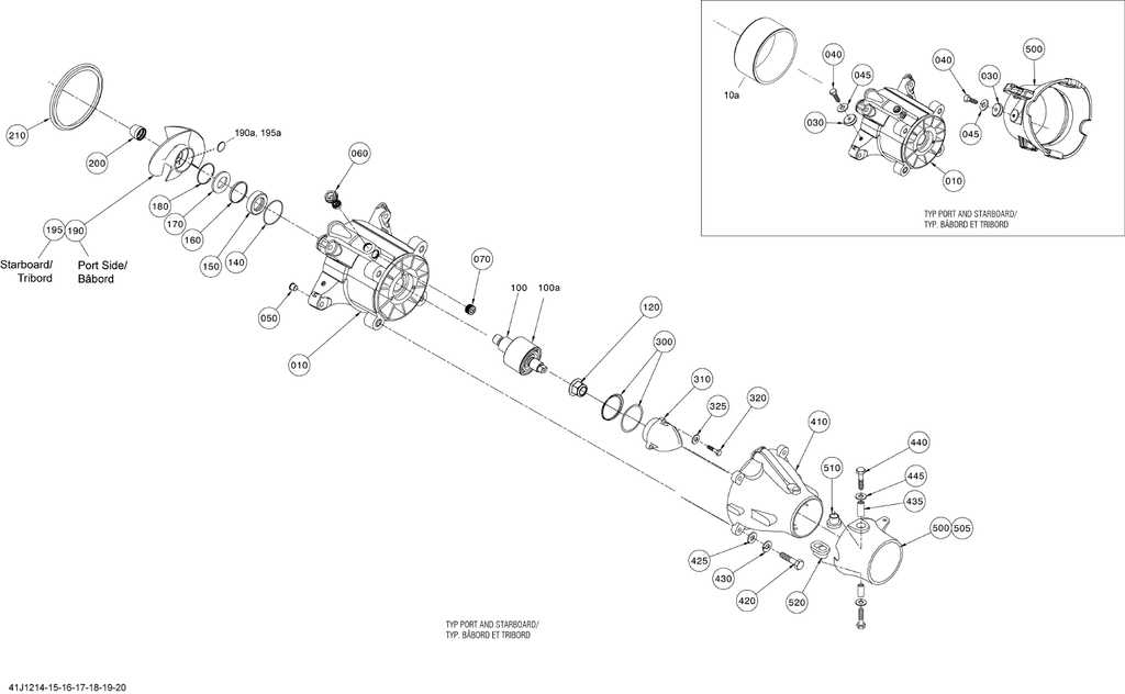 Fits 2005-2012 Sea-Doo Boats Steering Nozzle, Black, OEM Part # 271001787