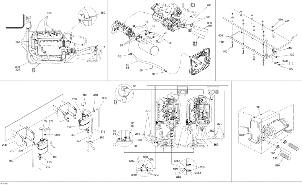 Fits 1996-5666 Sea-Doo Boats Phillips Screw #10 X 7/8", OEM Part # 211000021
