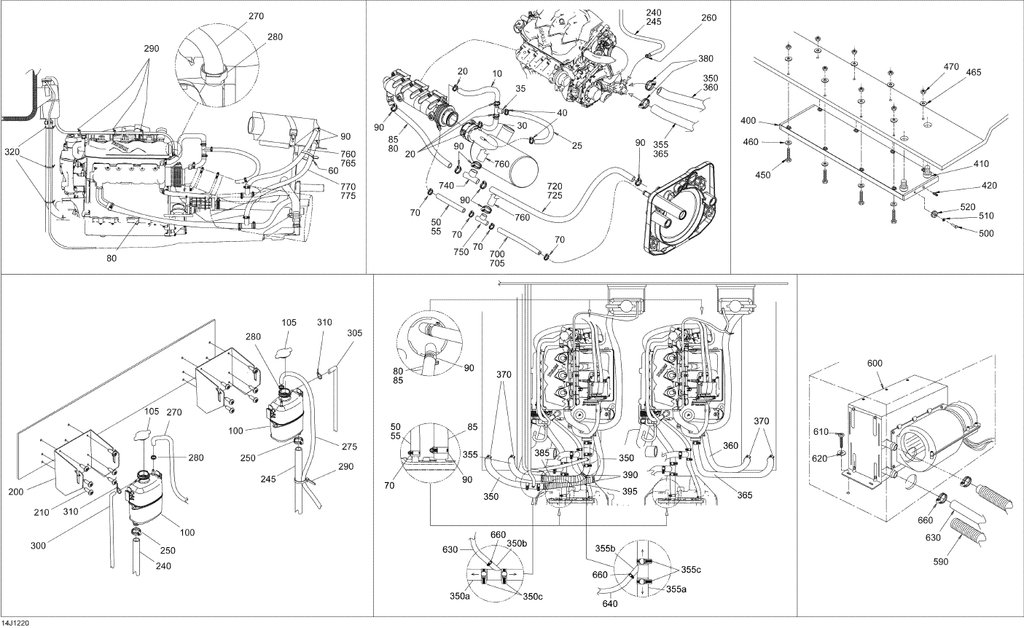 Fits 1996-5666 Sea-Doo Boats Phillips Screw #10 X 7/8", OEM Part # 211000021