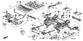 New 2008-2011 Fits Honda CR-V Cover, L. Rail (Upper) (Inner)*NH642L* (INDIGO BLACK), Part # 81679-SWA-A51ZA