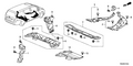 Honda New 2011-2013 Fits Honda Odyssey Duct Assy., RR. Floor, Part # 84615-TK8-A00