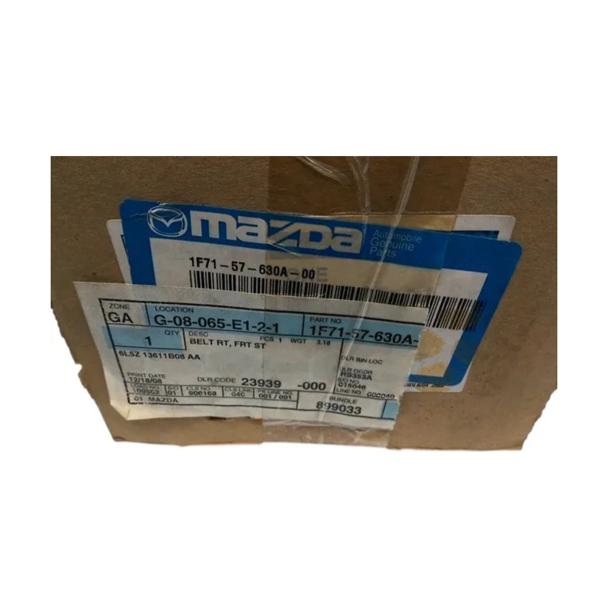 Fits Mazda Front Seat Belt-Restraint System-Retractor Assembly Right 1F7157630A00