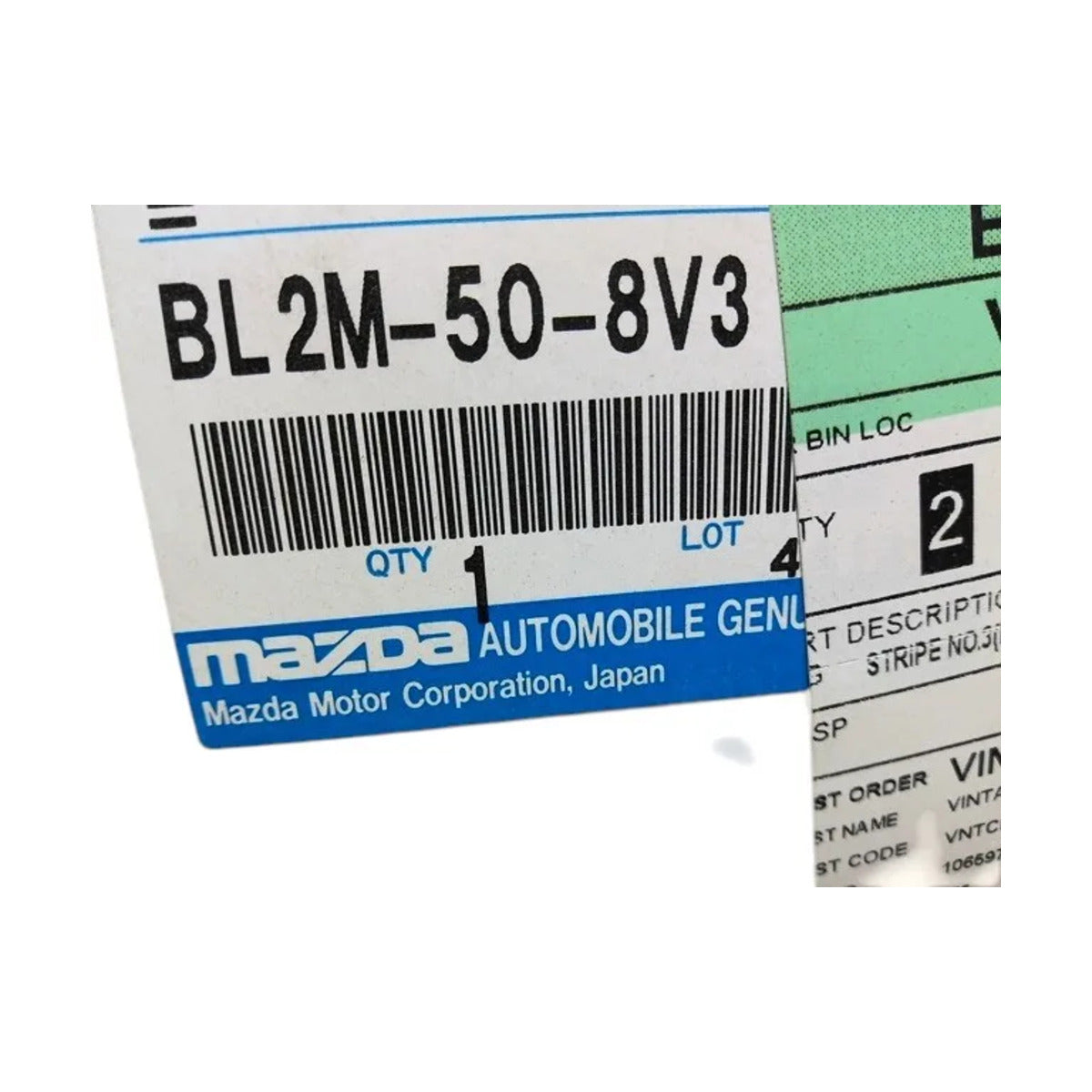 Fits Mazda Stripe No.3 R Body Side, OEM Part # BL2M508V3