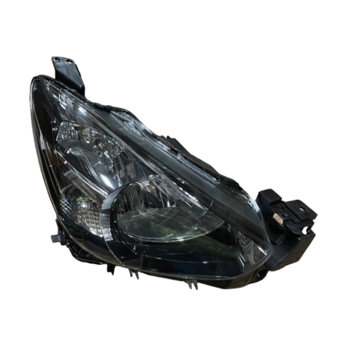 Fits 15-17 Mazda 2 Right H4 Levelling Headlamp, OEM Part # DB5J510K0A