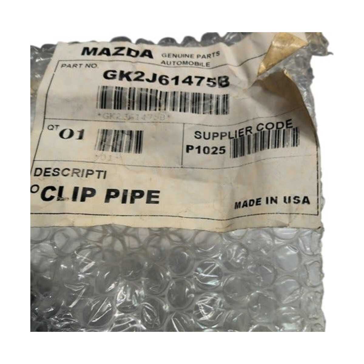 Fits Mazda Clip Pipe, OEM Part # GK2J61475B