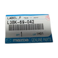 Fits Mazda 2009 CX-7 Labels-Fuel Label L3BK69042