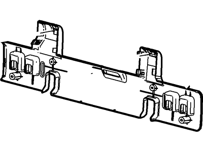 Ford New 2005-2007 Fits Ford / Mercury Freestar / Monterey Cover - Seat Back Latch Base No., Part # 5F2Z1661346DAB