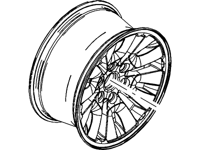 Ford New 2010-2011 Fits Ford / Lincoln F-150 / Mark LT Wheel Assy Base No. 1007d, Part # BL3Z1007F