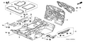 Honda New 2007-2011 Fits Honda Civic Dashboard Insulator, Part # 74260-SNR-C00