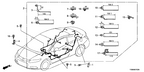 New 2012 Fits Honda Civic Floor Wire Harness, Part # 32107-TS8-A50