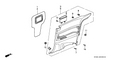 Honda New 1994 Fits Honda Accord Lining, L. Side *G38L* (JADE GREEN), Part # 83780-SV2-A01ZA