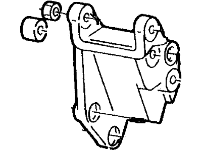 Ford New 1990-1992 Fits Ford E-350/E-350 Super Duty / F Super Duty / F-250 Bracket, Part # E4TZ10N345C