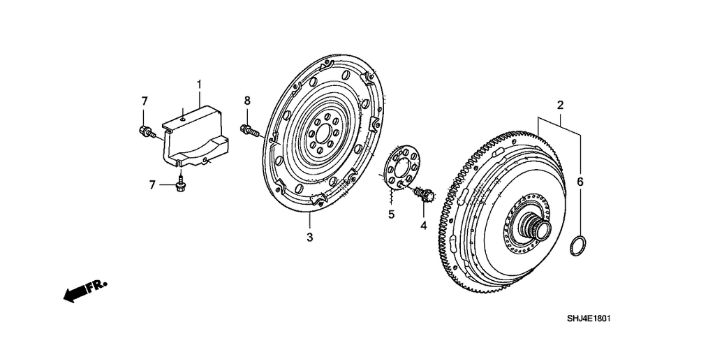 New 2007 Fits Honda Odyssey Torque Converter, Part # 26000-RGL-336