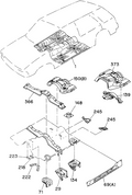 Honda New 1994-1997 Fits Honda Passport Bracket, Hand Brake Lever, Part # 89703-30474