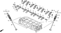 New 1992-1997 Fits Honda Accord Spring, In. Valve (Yellow) (Barnes), Part # 14761-PT7-A03