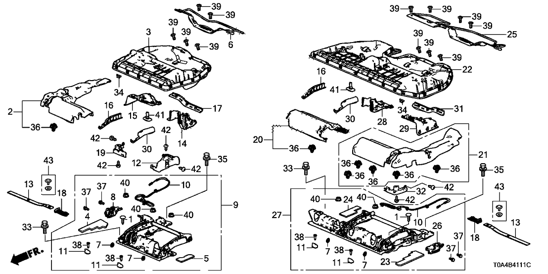 Honda New 2012-2014 Fits Honda CR-V Upper Cap*NH686L*, Part # 82641-T0A-A01ZB