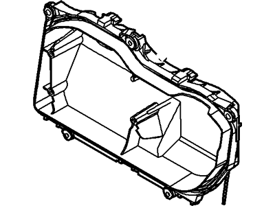 Ford New 2003-2011 Fits Lincoln Town Car Cover - Bulb Base No. 13d005b Position Driver Side, Part # 3W1Z13K046AC