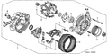 New 2002-2006 Fits Honda CR-V Rotor Assembly, Part # 31101-PNA-004