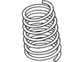 Ford New 1995-2000 Fits Ford / Mercury Contour / Mystique Spring - Rear Position Rear, Part # F5RZ5560B