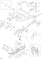 Fits 2004-2007 Ski-Doo Expedition 4-TEC / Expedition 600 H.O. SDI Models Plate, OEM Part # 605350192