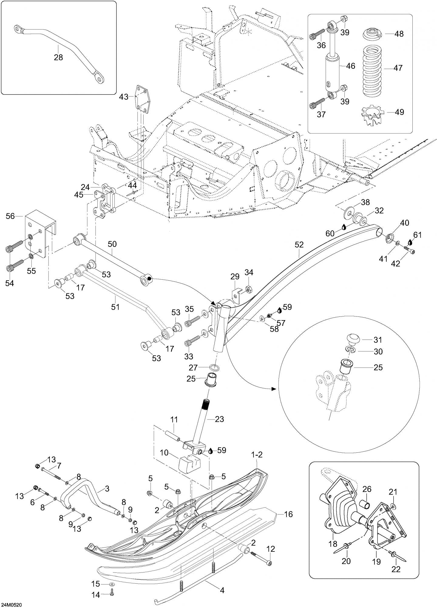 Fits 2004-2007 Ski-Doo Expedition 4-TEC / Expedition 600 H.O. SDI Models Plate, OEM Part # 605350192