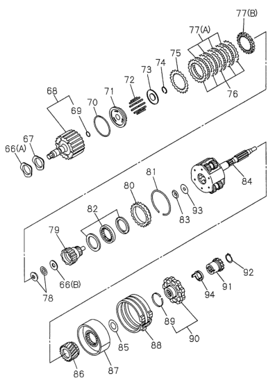 Honda New 1994-2002 Fits Honda Passport Washer, Thrust (3RD Clutch), Part # 89601-34030