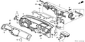 Honda New 2001 Fits Honda Civic Insulator, Instrument Panel (Passenger), Part # 77108-S5A-A00