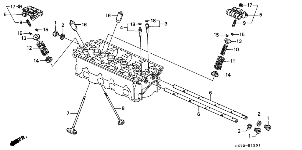 New 1992-1993 Fits Acura Integra Spring, Intake Valve Outer Nippon Hatsujo, Part # 14761-P30-003