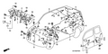 Honda New 2007-2008 Fits Honda Element Floor Wire Harness, Part # 32107-SCV-A30