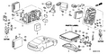 Honda New 1998-2002 Fits Honda Accord Box Assembly, Fuse (Passenger Side), Part # 38210-S82-A11