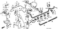 Honda New 1996-2001 Fits Honda Accord Bracket, Bypass Solenoid, Part # 17382-SV4-L30