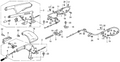 Honda New 1992-1993 Fits Honda Prelude Driver Side Parking Brake Wire A, Part # 47560-SS0-013