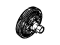 Ford New 2005-2007 Fits Ford F-250 Super Duty / F-350 Super Duty / F-450 Super Duty Clutch Assy - Fan Base No. 8a616, Part # 5C3Z8A616B