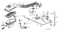 New 1996-2002 Fits Honda Accord Clamp, Air Flow Tube (55), Part # 17316-P0G-A01