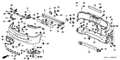 Honda New 2000-2006 Fits Honda Insight Strake, R. FR., Part # 71110-S3Y-000