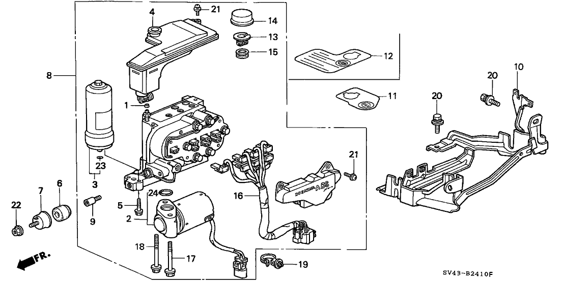 Honda New 1994-1997 Fits Honda Accord Wire, Part # 57205-ST5-013