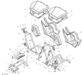 Fits 2011-2013 Can-Am Utility Vehicles Head Rest, OEM Part # 708000711