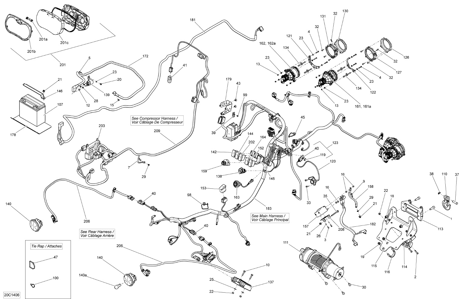 Fits 2014 Can-Am Maverick 1000, STD, XRS, XRS-DPS / Maverick 1000, XXC / Maverick 1000_XMR Speedometer, OEM Part # 710003535