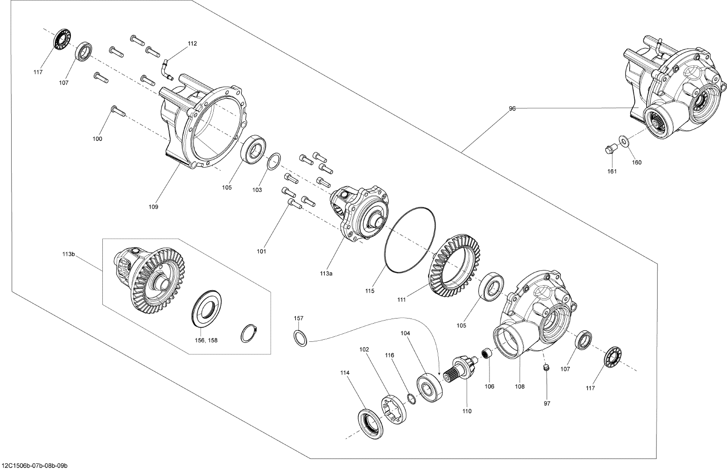 Fits 2003-2015 Ski-Doo Snowmobiles Ball Bearing, OEM Part # 293350044