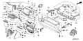 Honda New 2005-2006 Fits Honda Accord Hybrid Box Assembly, Glove (Ivory), Part # 77500-SDC-D01ZB