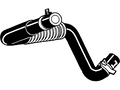 Ford New 1996-1999 Fits Ford / Mercury Taurus / Sable Hose - Heater Water Base No. 18472, Part # F6DZ18472AAA