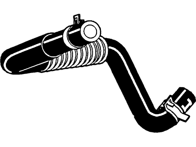 Ford New 1996-1999 Fits Ford / Mercury Taurus / Sable Hose - Heater Water Base No. 18472, Part # F6DZ18472AAA